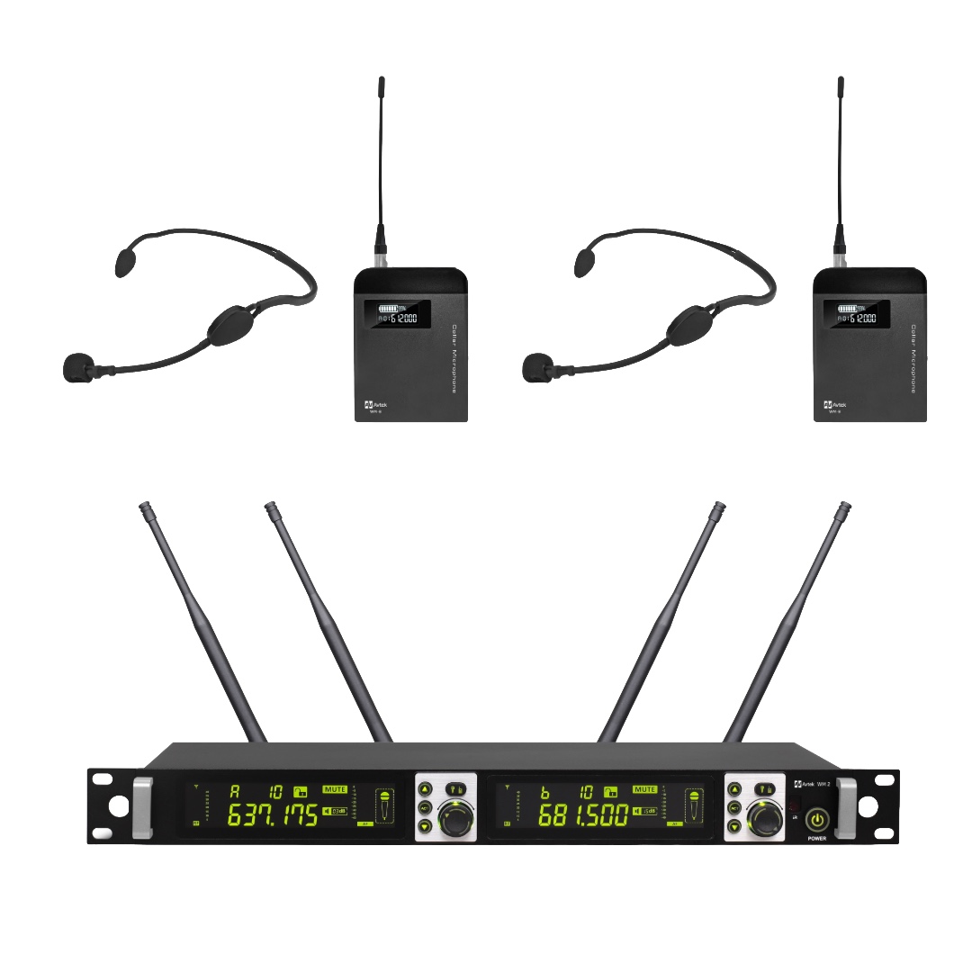 Avtek WM 2B / Headset Monacor HSE-70WP