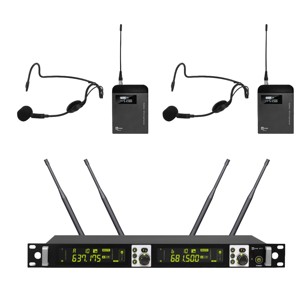 Avtek WM 2B / Headset Monacor HSE-90